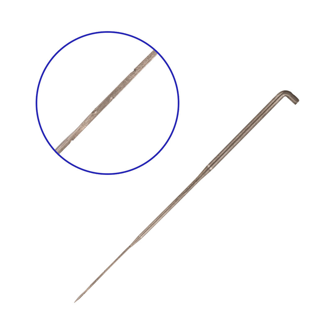 Gamma FN-012 Иглы для валяния (фелтинга) запасные в пластиковой упаковке с европодвесом 5 шт №40 тонкие, тип крученые треугольные