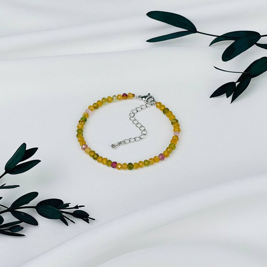 Браслет из Турмалина микс 18 см +