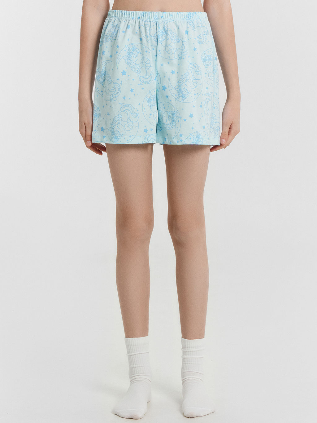 Комплект домашний для девочек голубой с единорогами - Mark formelle фото 4