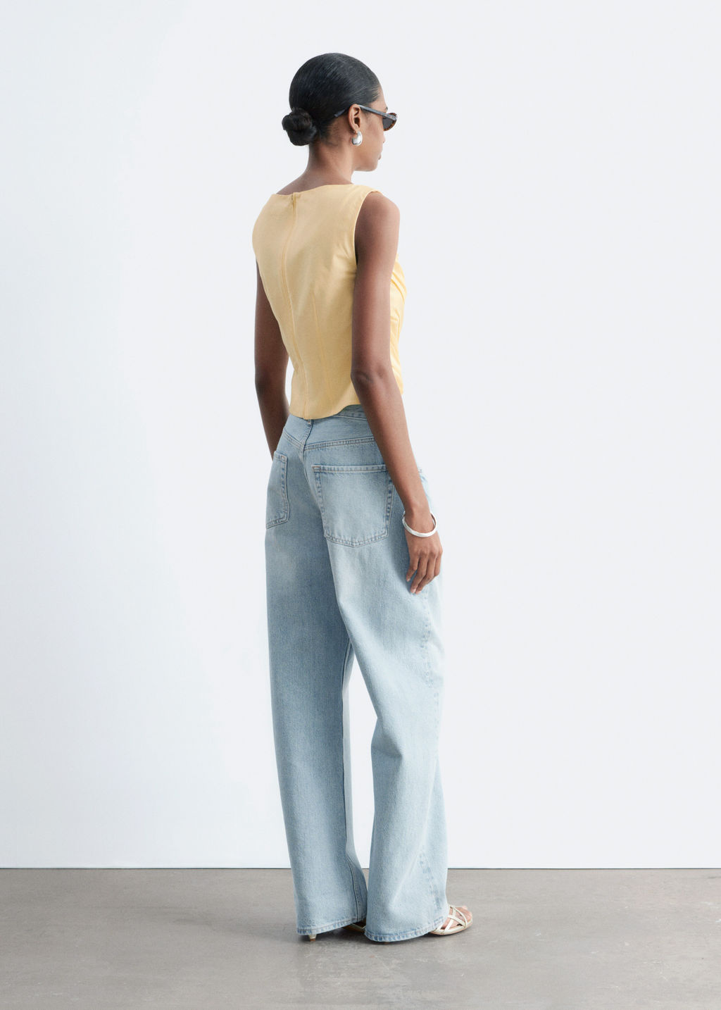 Top texturizado con cuello barco - H&m фото 4