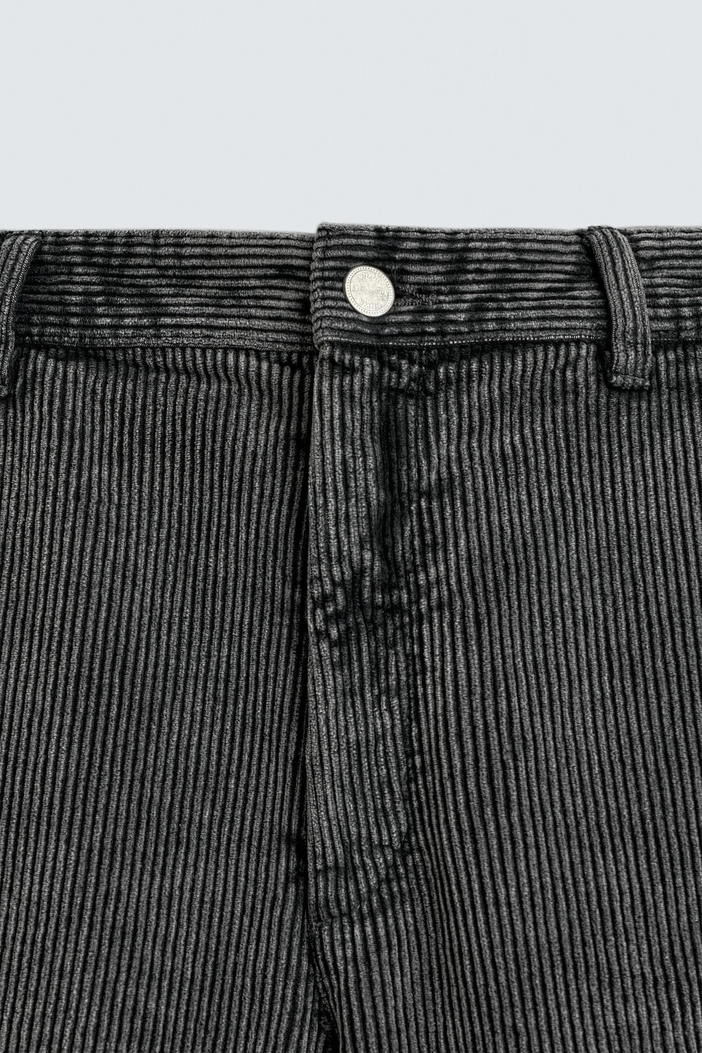 PANTAL?N CARROT FIT PANA / Gris oscuro - Zara фото 8
