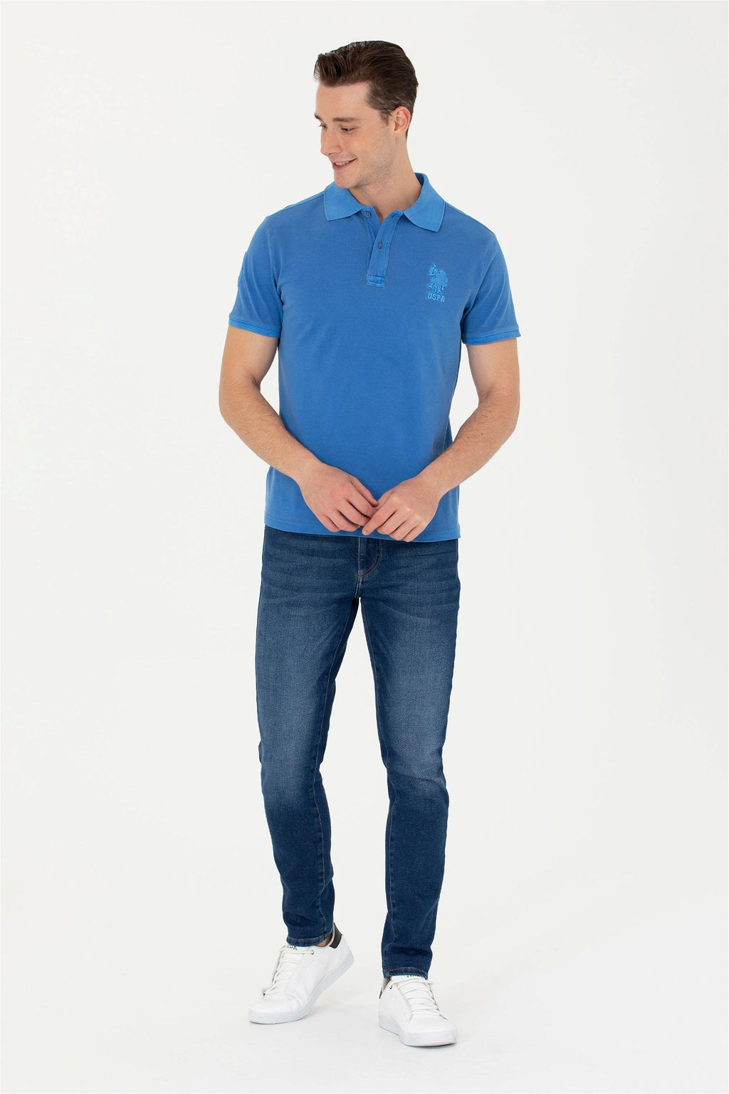 Мужская базовая футболка Saks - U.s. polo assn фото 4