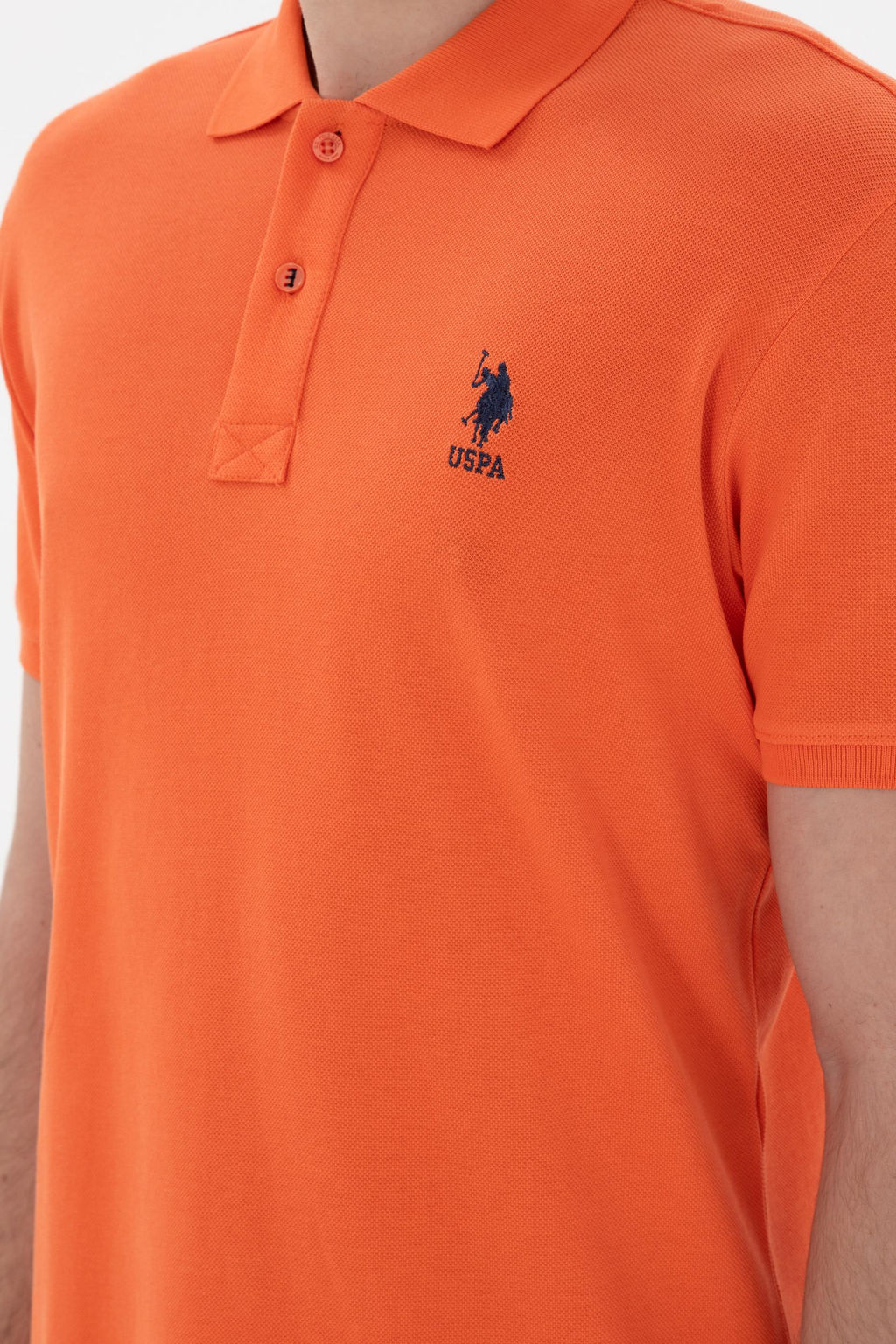 Erkek Slim Fit Polo Yaka Nar _i_e_i Basic Ti__rt Sepette S_rpriz _ndirim - U.s. polo assn фото 7