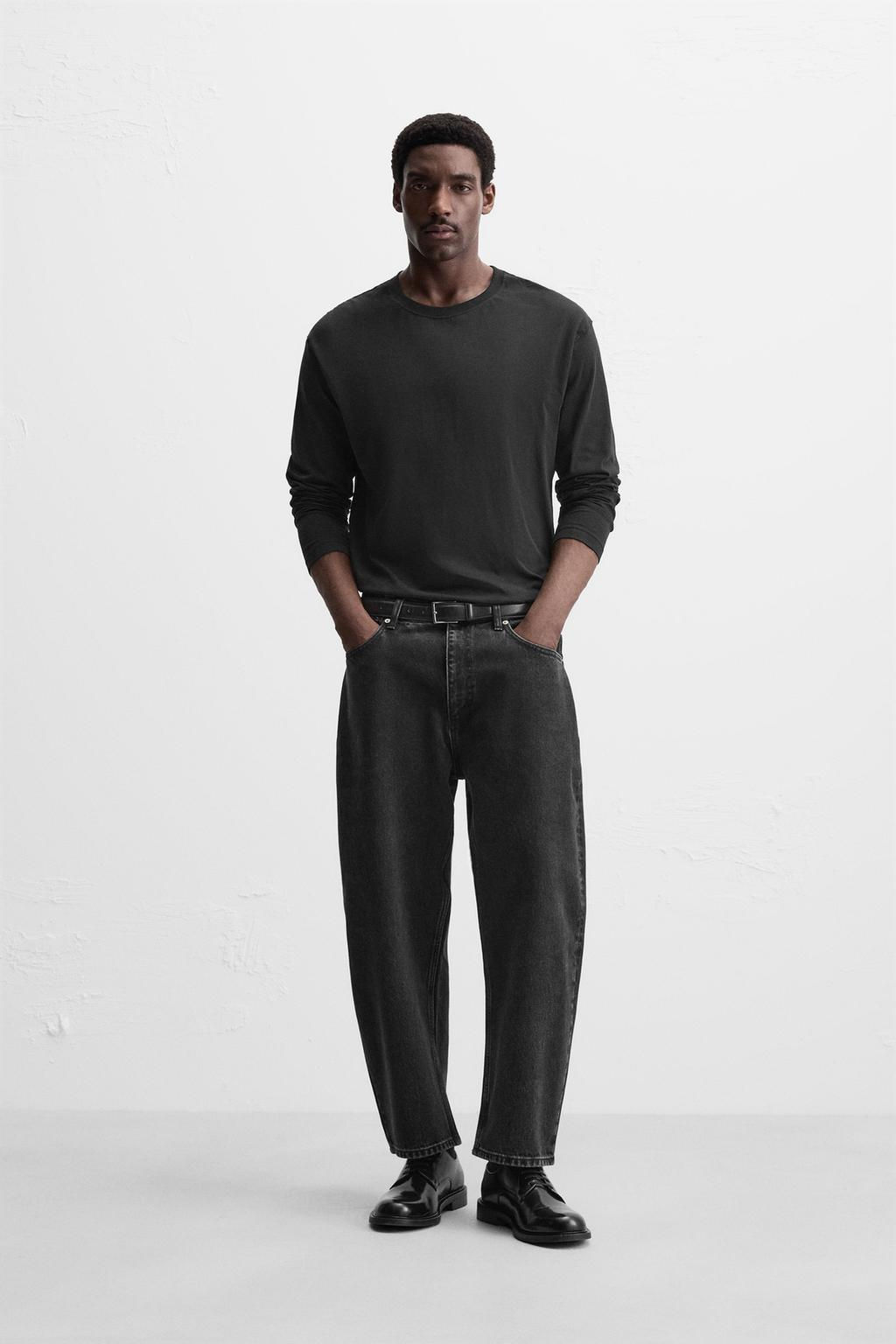 WIDE-LEG JEANS - Zara фото 19