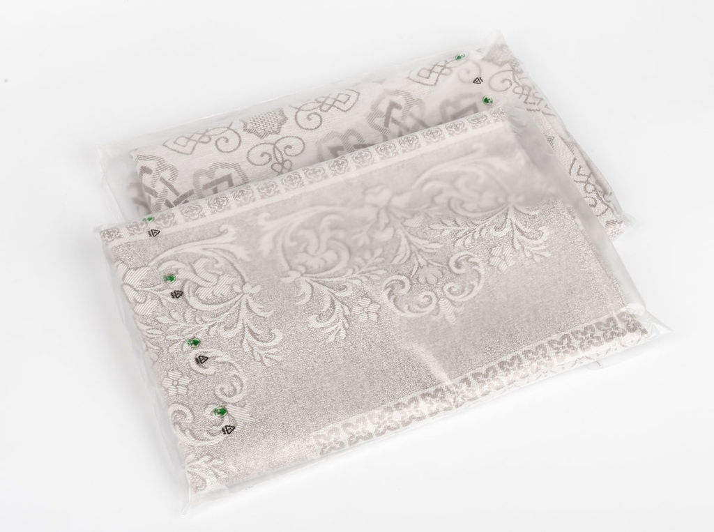 25С12-ШР 157*250 Скатерть Ирина цв. 133 рис. 73 беж - Текс-дизайн фото 4