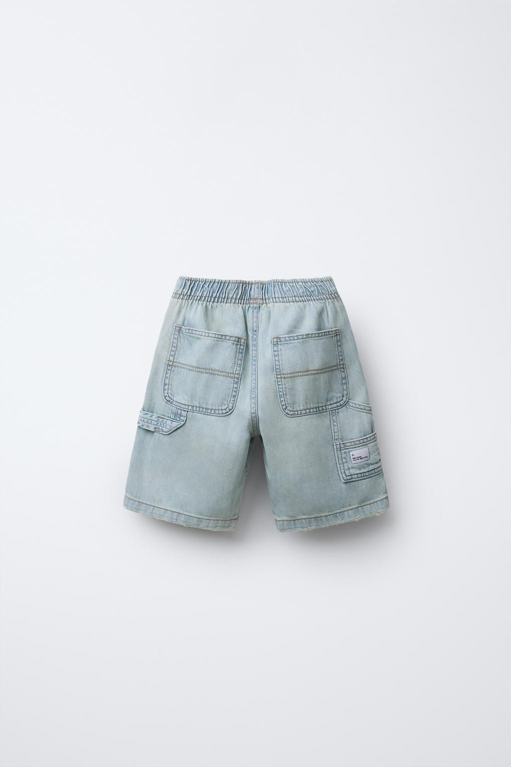 DENIM BERMUDAS WITH POCKETS - Zara фото 2