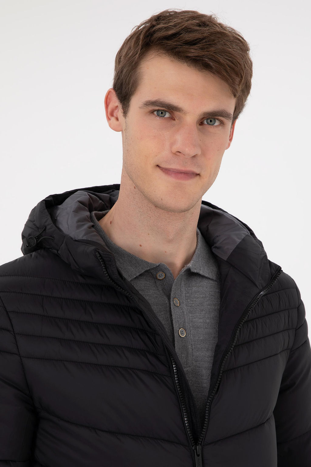 Мужское черное пальто Неожиданная скидка в корзине - U.s. polo assn фото 2