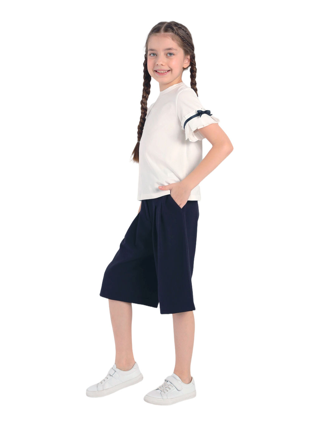 Школьный джемпер для девочки О76543 - Карамелли фото 3