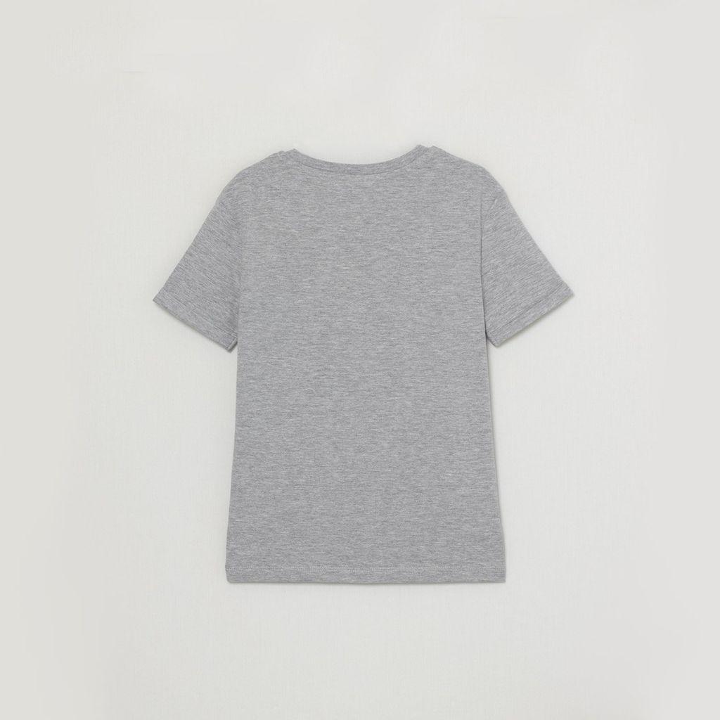 CRB wear/CWJG 62889-11-291 Футболка для девочки, светло-серый меланж/Ex.Cherubino  фото 2