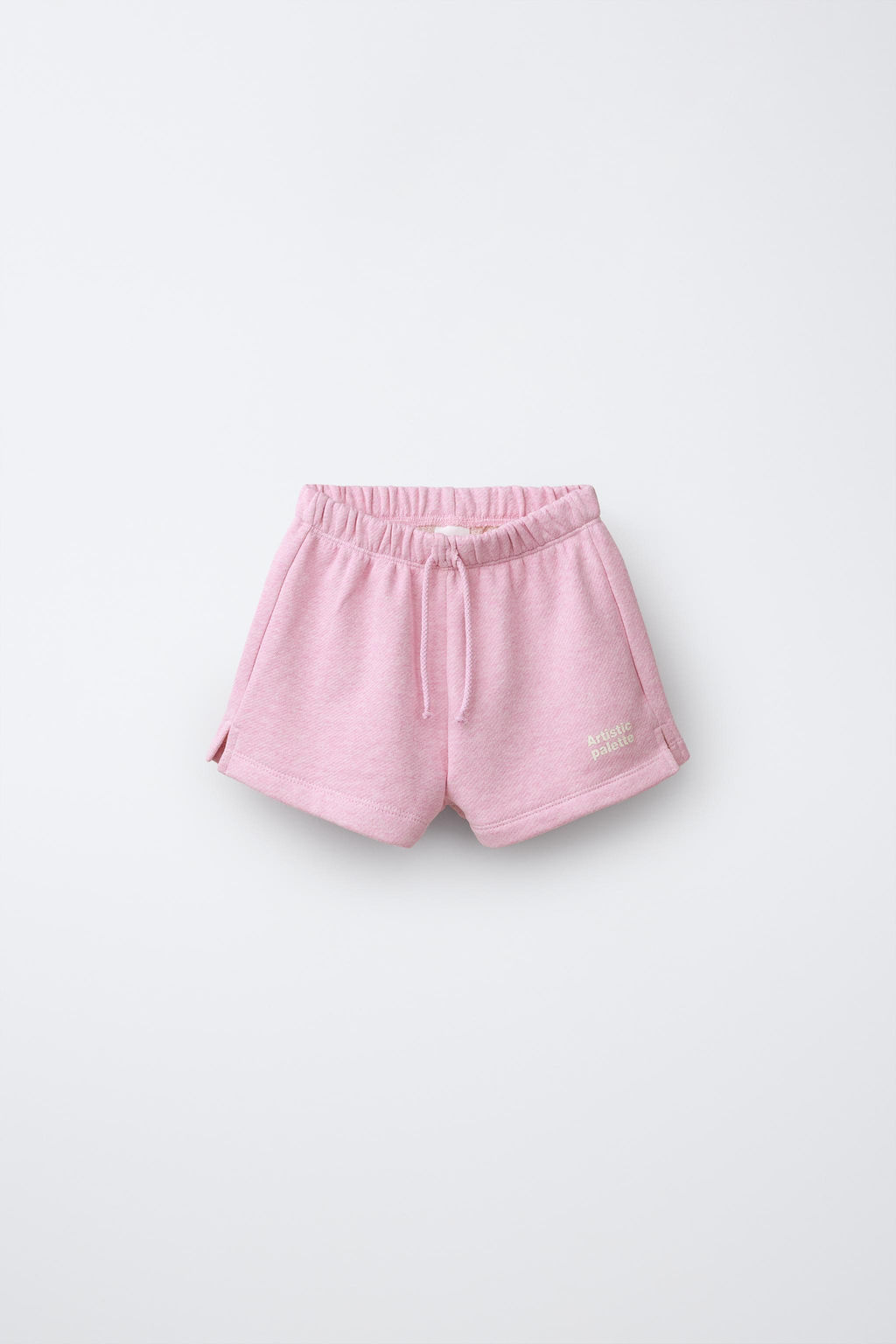 CONJUNTO SUDADERA Y BERMUDA TEXTO / Rosa vigor? - Zara фото 5