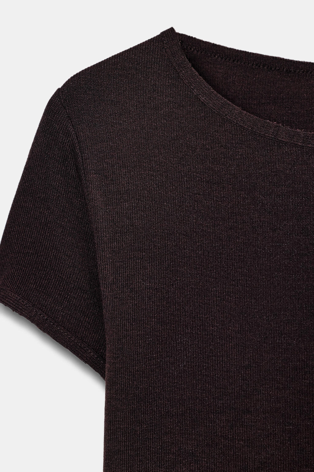 VESTIDO LARGO MANGA CORTA / Marr?n - Zara фото 8