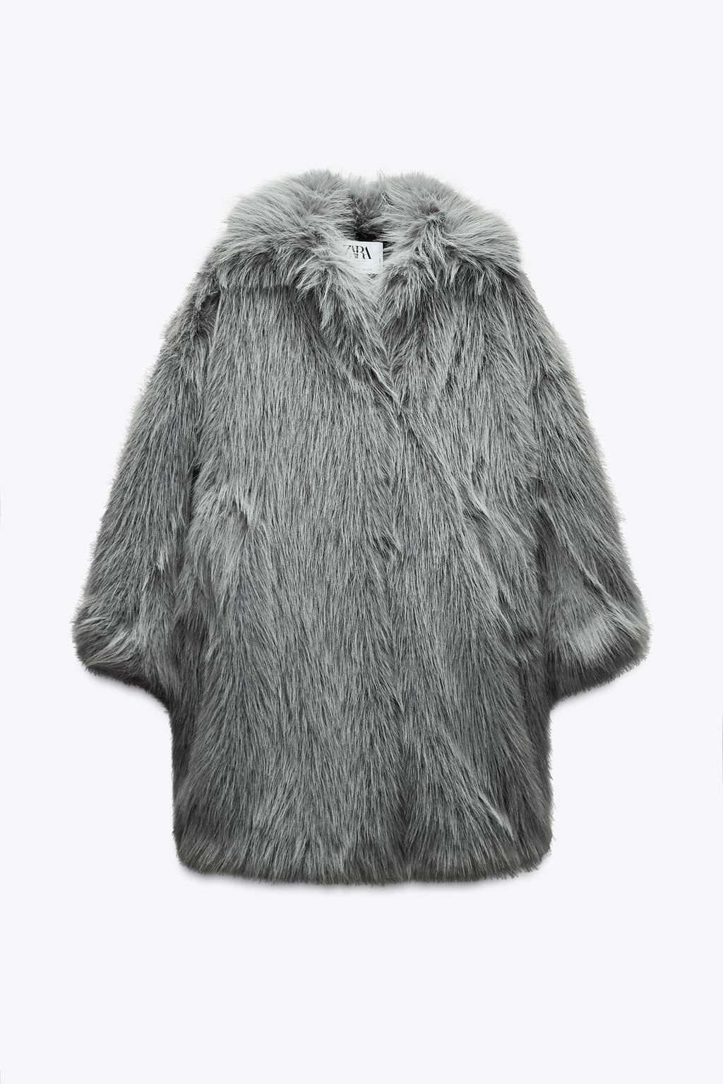 FAUX FUR COAT - LIMITED EDITION - Zara фото 4