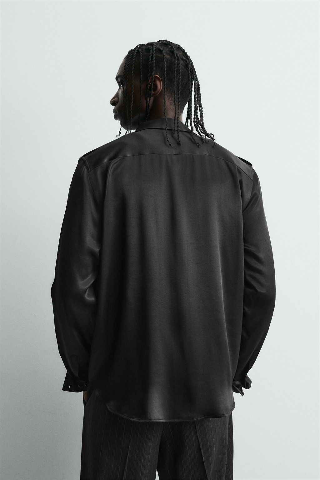 SATIN RELAXED FIT SHIRT - Zara фото 3