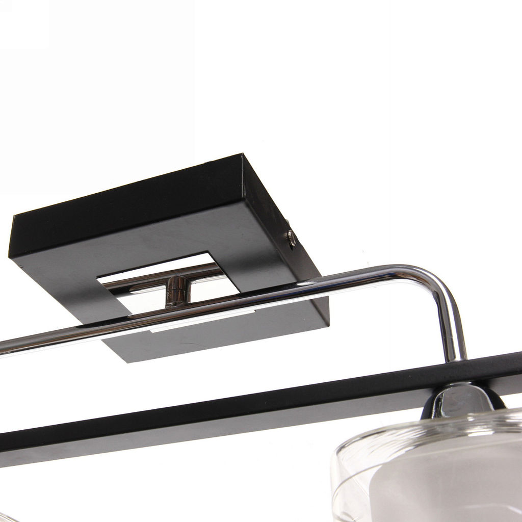 Люстра 2*40Вт Е27 37*12*39см черный хром 3-M126/2A