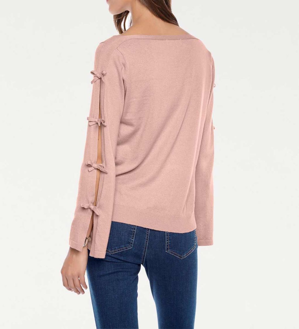 Пуловер, розовый - Linea tesini фото 6