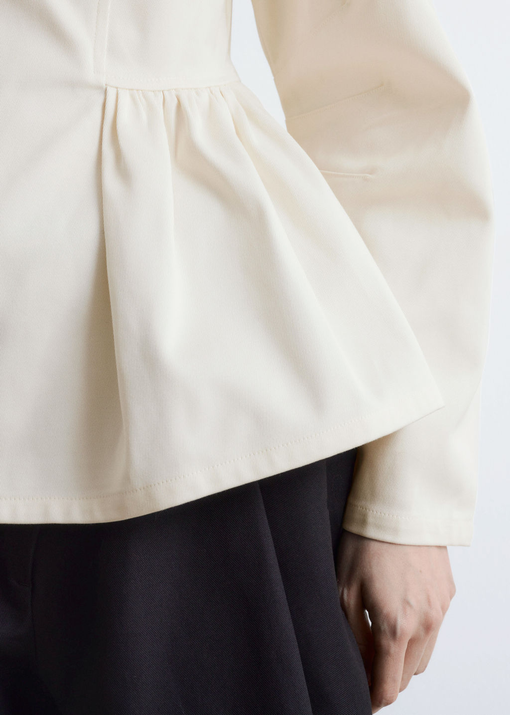 Top peplum de algod?n - H&m фото 9