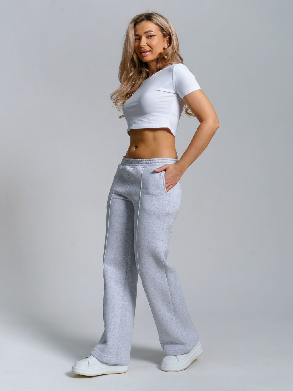 Брюки из футера трехнитка с начесом качество пенье - Svetekst фото 2