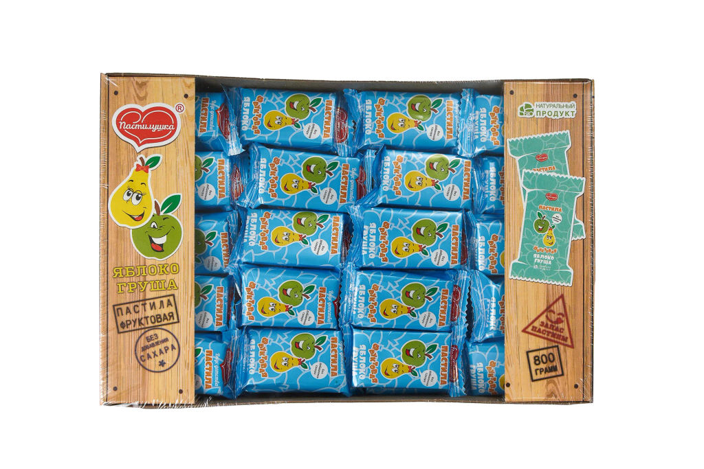 Пастила Яблоко-Груша фруктовая натуральная вес 0,8 кг (Нальчик-сладость)