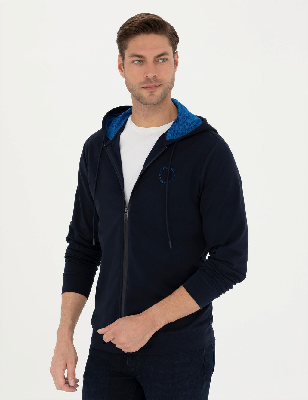 Lacivert Regular Fit Kap__onlu _rme H_rka - Pierre cardin фото 3