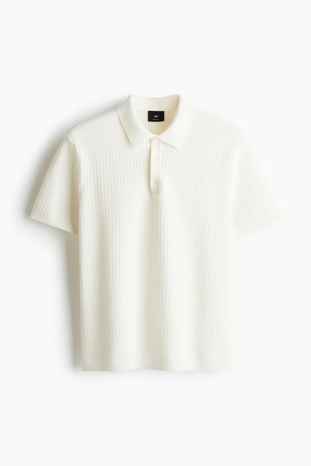 Polo en punto texturizado Regular Fit - H&m фото 2
