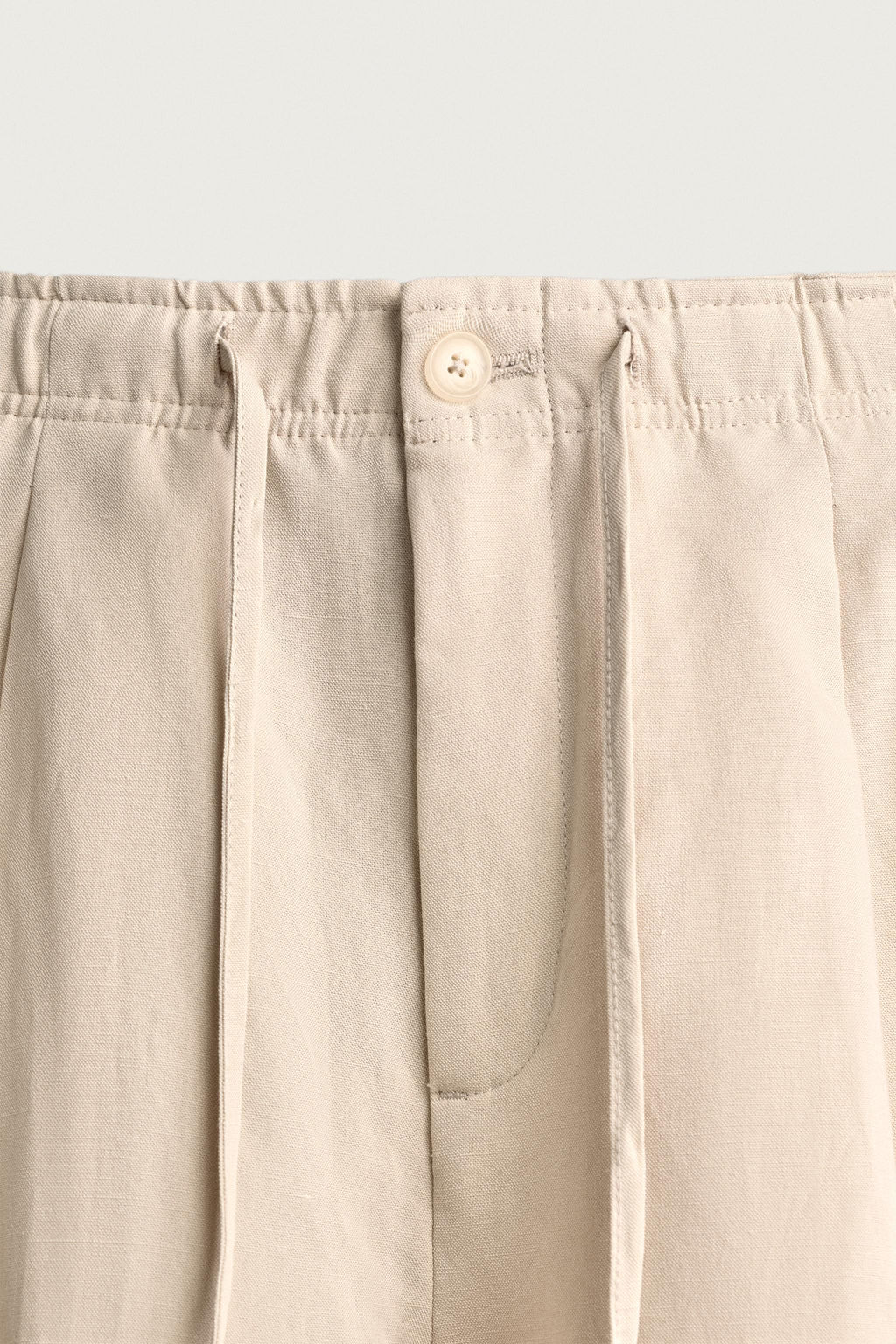 PANTAL?N RELAXED FIT VISCOSA - LINO / Crudo - Zara фото 8