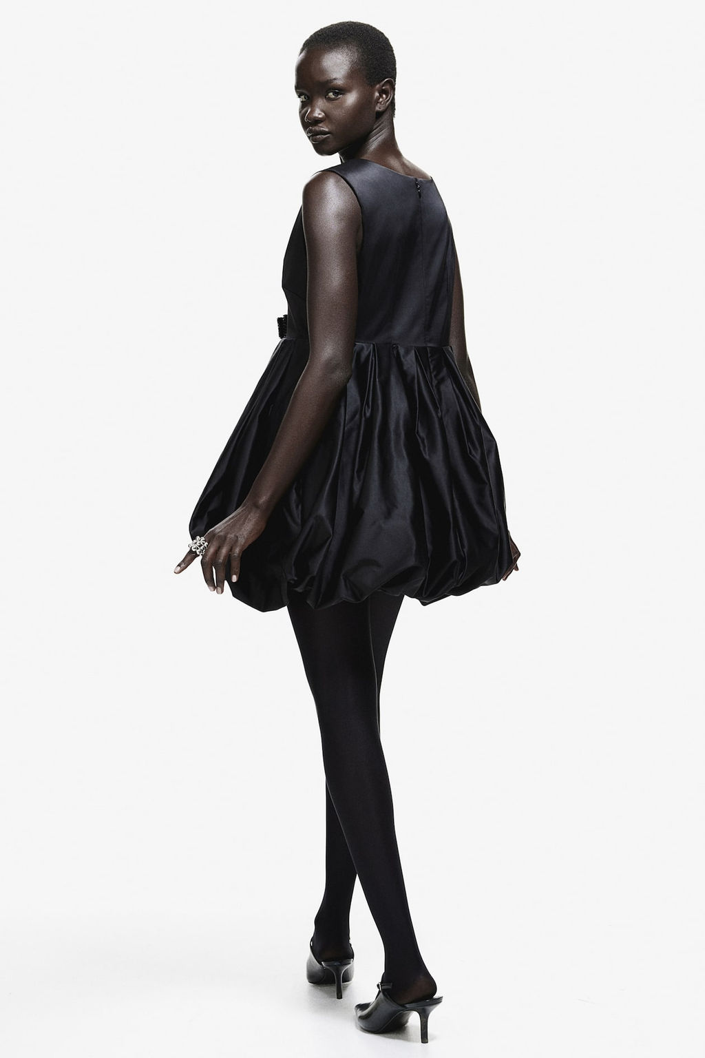 Minivestido con bajo burbuja - H&m фото 4