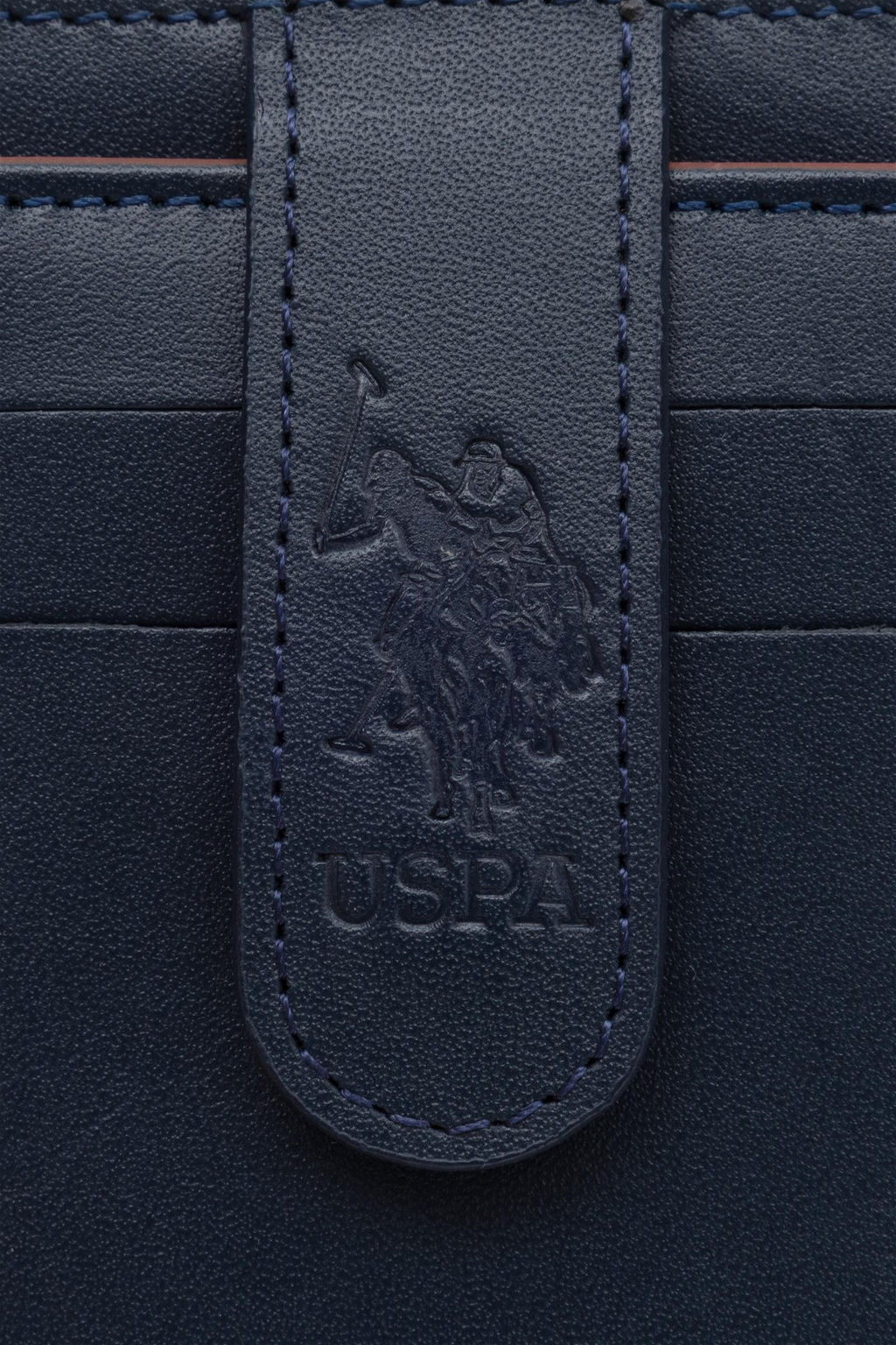 Мужской темно-синий кошелек Неожиданная скидка в корзине