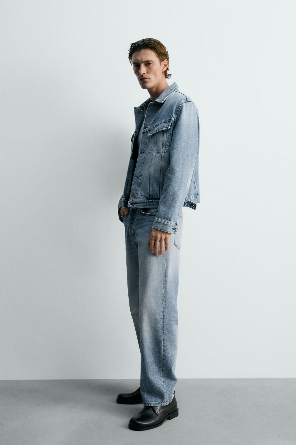 RELAXED FIT LIMITED EDITION JEANS - Zara фото 15