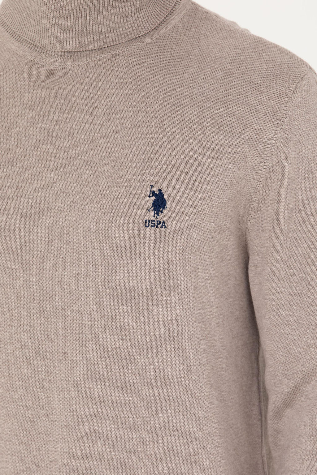 U. S. Polo Assn / Мужской базовый свитер из норки и меланжа - U.s. polo assn фото 20