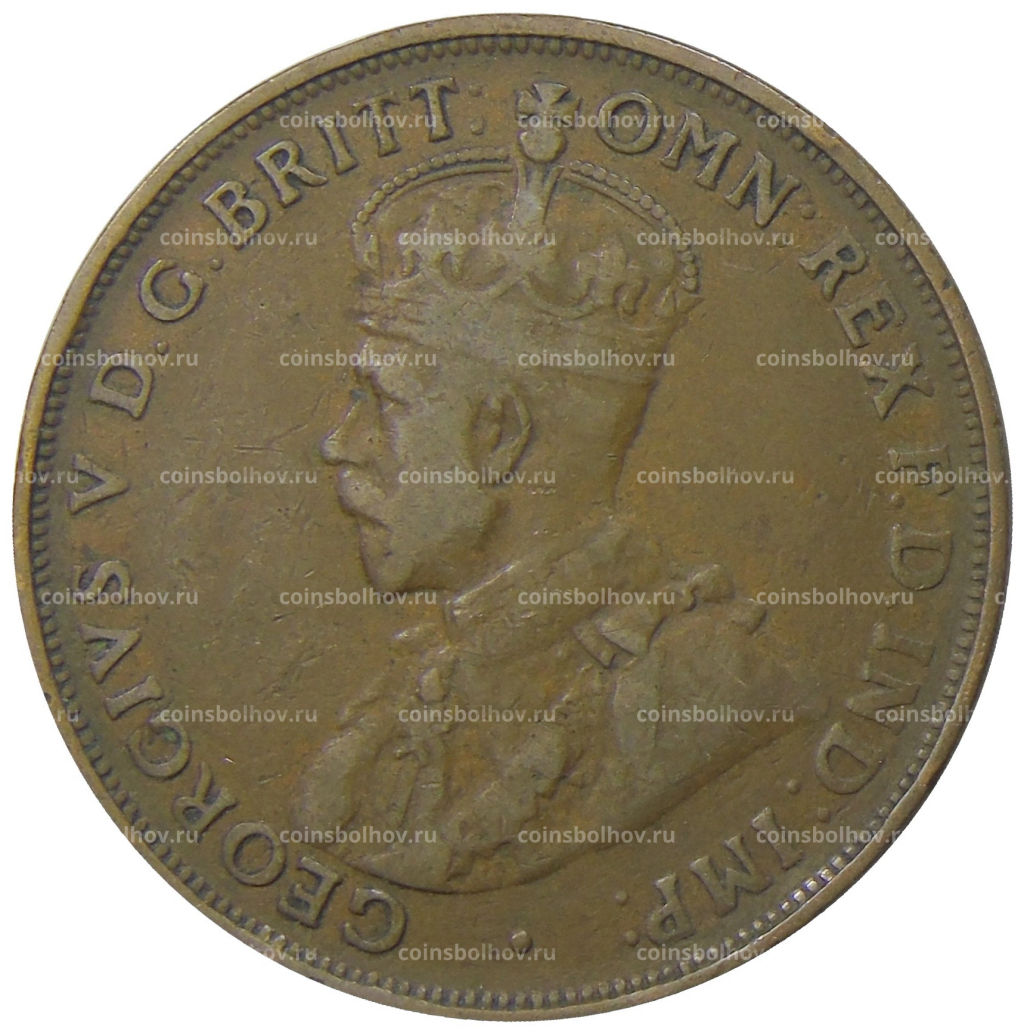 1 пенни 1921 года Австралия