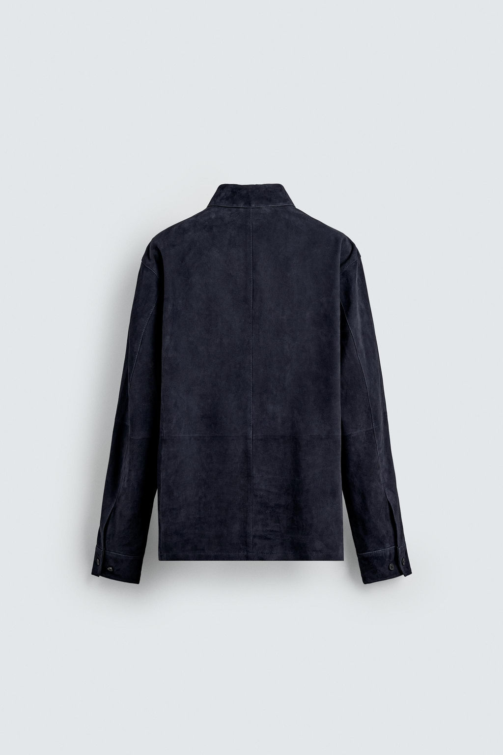SUEDE LEATHER OVERSHIRT - Zara фото 8