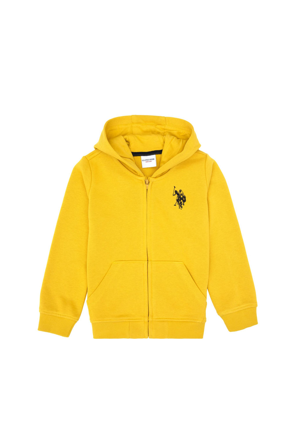 Erkek _ocuk Sar_ Fermuarl_ Kap__onlu _rme H_rka