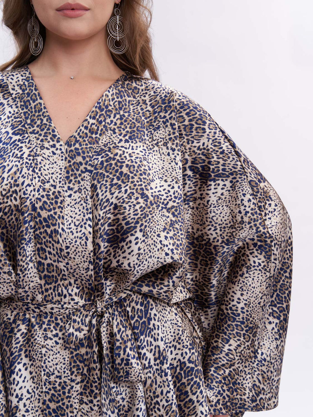 Шелковая леопардовая блузка TBL73537LEO16 - Артесса фото 4