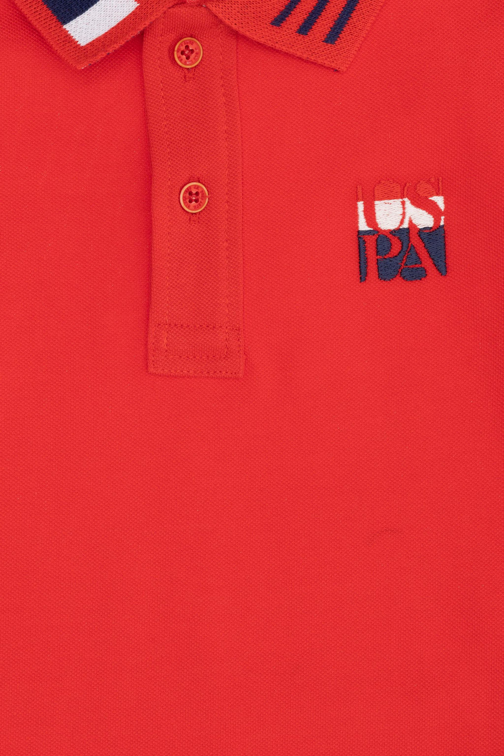 Красная футболка с воротником-поло для мальчиков - U.s. polo assn фото 3