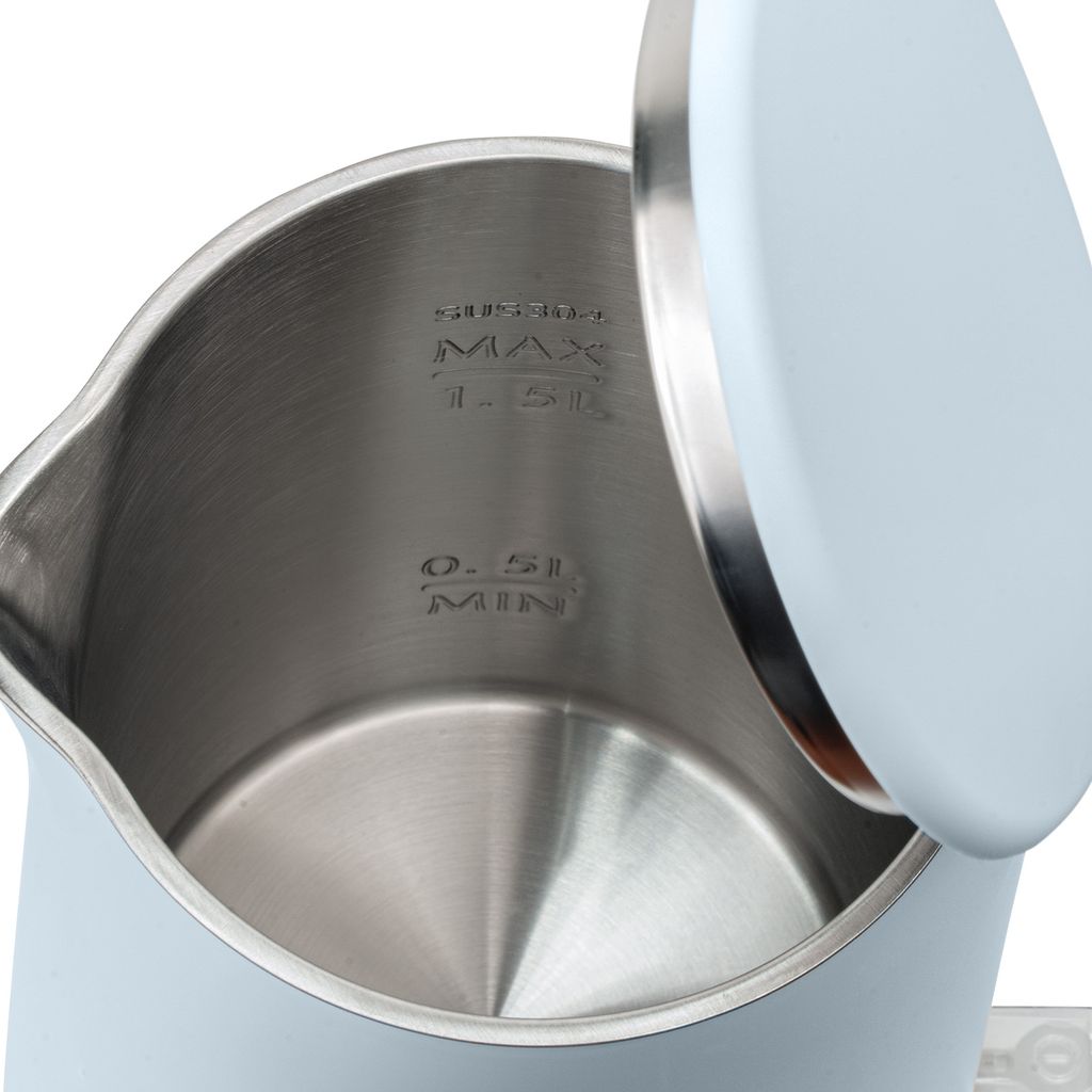 Чайник электрический с двойными стенками GALAXY LINE GL0327/небесный (видео в описании)  фото 4