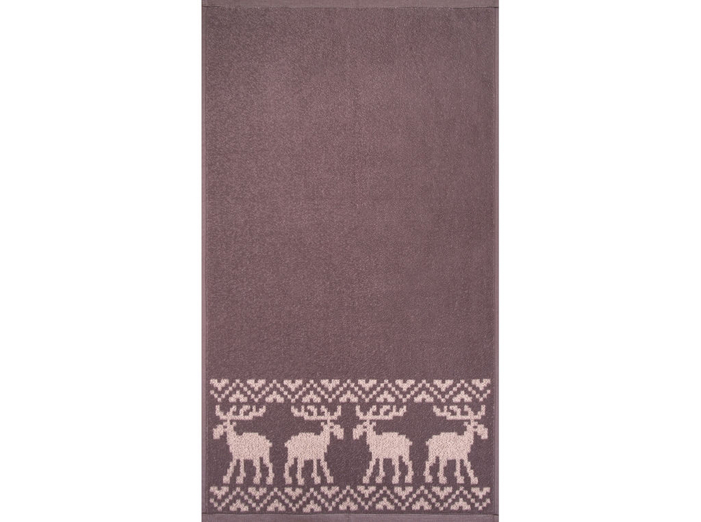 Полотенце махровое 6с103.412ж1 Оленики(т.с.мальв1) 50х90см