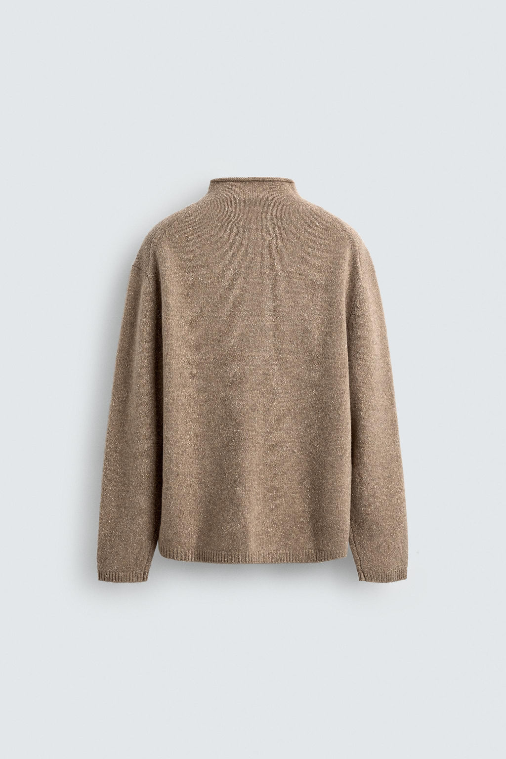WOOL - SILK SWEATER WITH BUTTONS - Zara фото 8