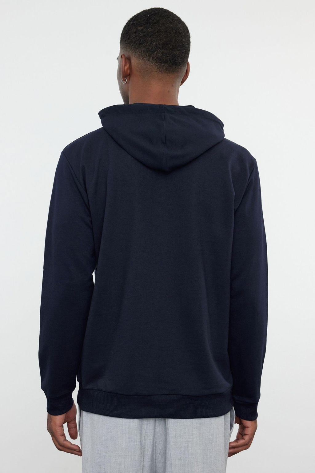 TRENDYOL MAN Mavi Regular/Normal Kesim Kapusonlu Uzun Kollu Sweatshirt TMNAW20SW0162 - Trendyolmilla фото 32