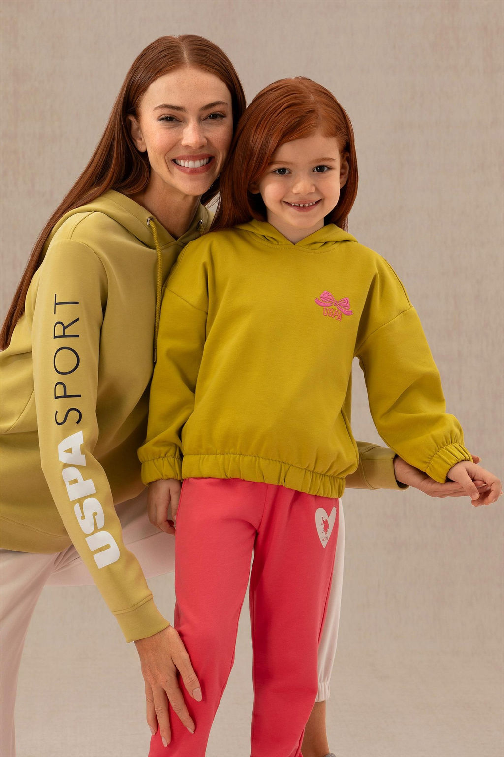 Женский свитшот фисташкового зеленого цвета - U.s. polo assn фото 8