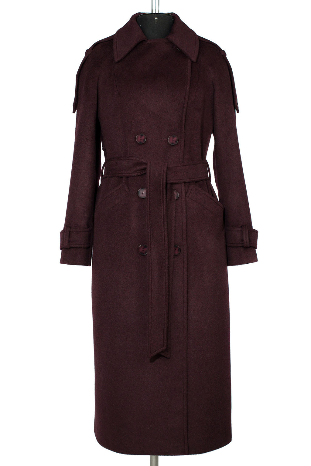 01-11365 Пальто женское демисезонное (пояс)