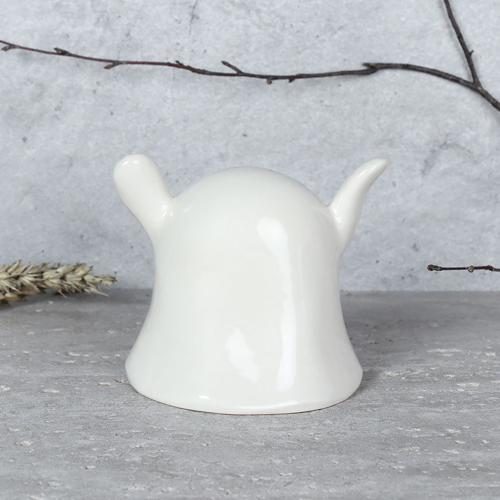 Подсвечник Призрак 9,5х11,5х9,5 см Хеллоуин / 120W /уп 96/ПРОМО АКЦИЯ