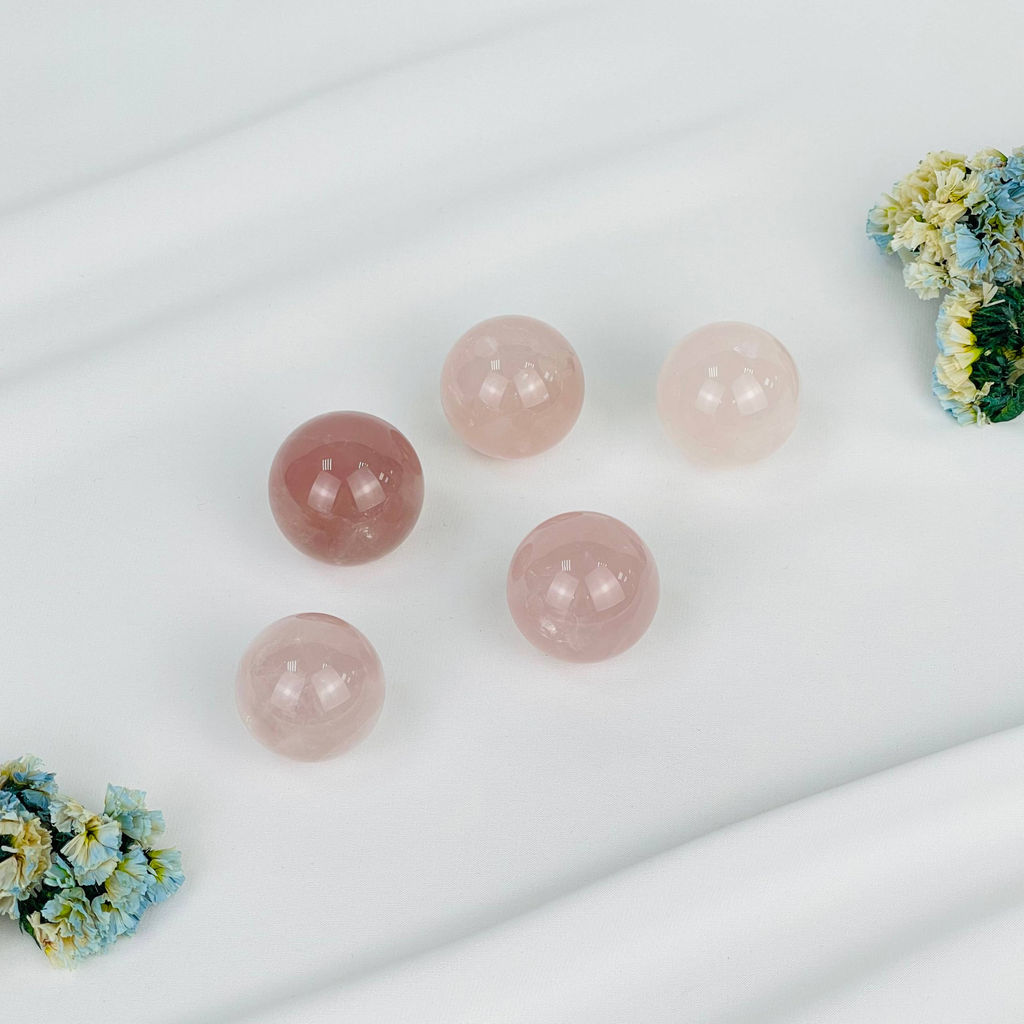 Шар из Розового кварца