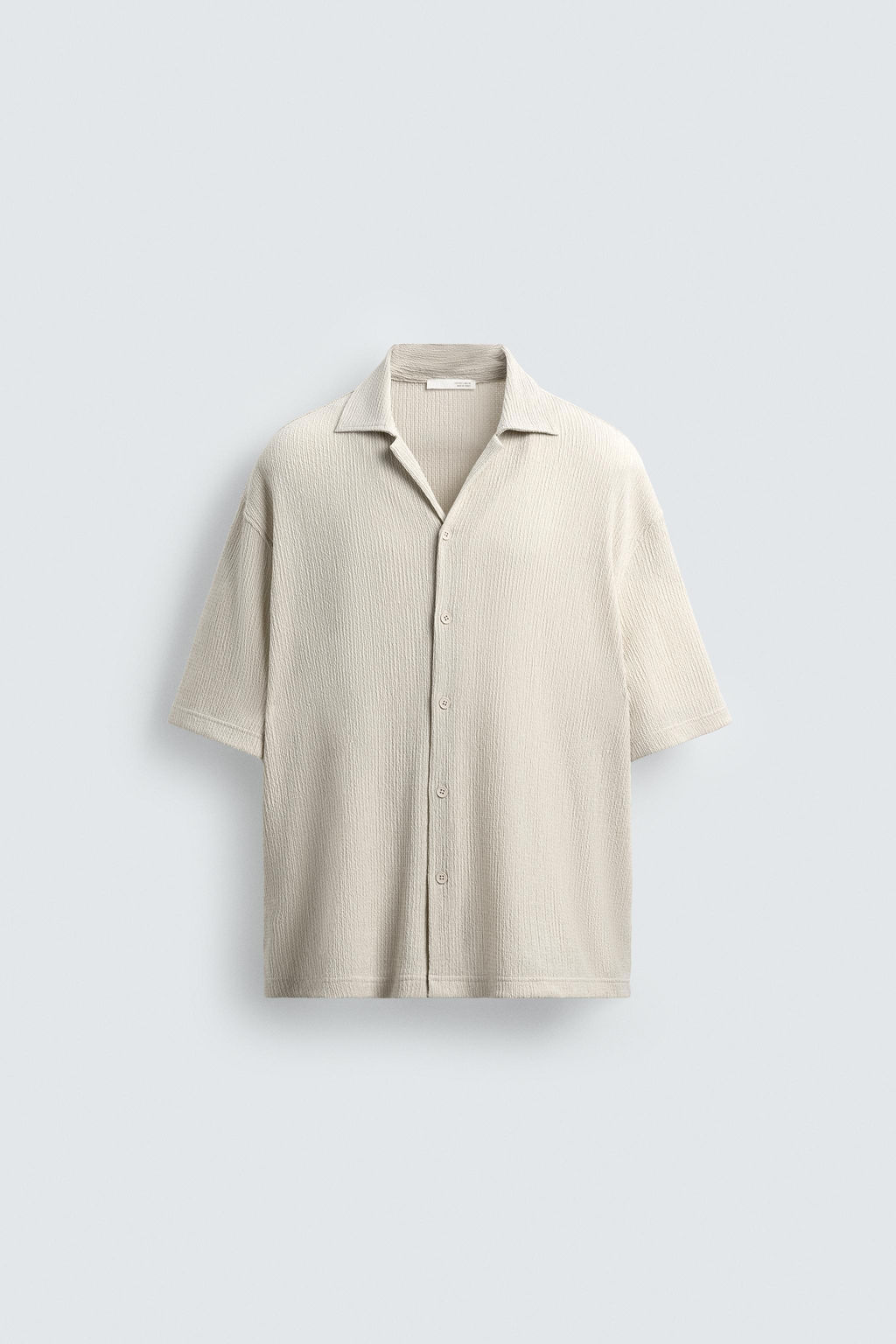 TEXTURED RELAXED FIT SHIRT - Zara фото 7