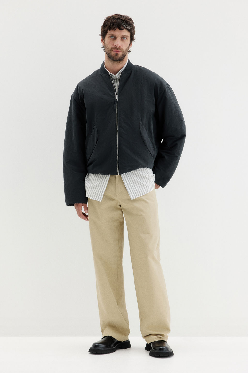 Cazadora bomber de nailon Loose Fit - H&m фото 4