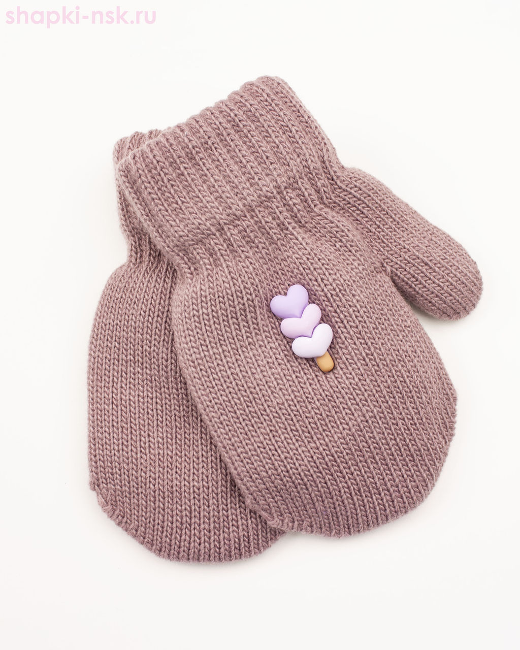 043-TMg Варежки для девочки (5-6 лет)