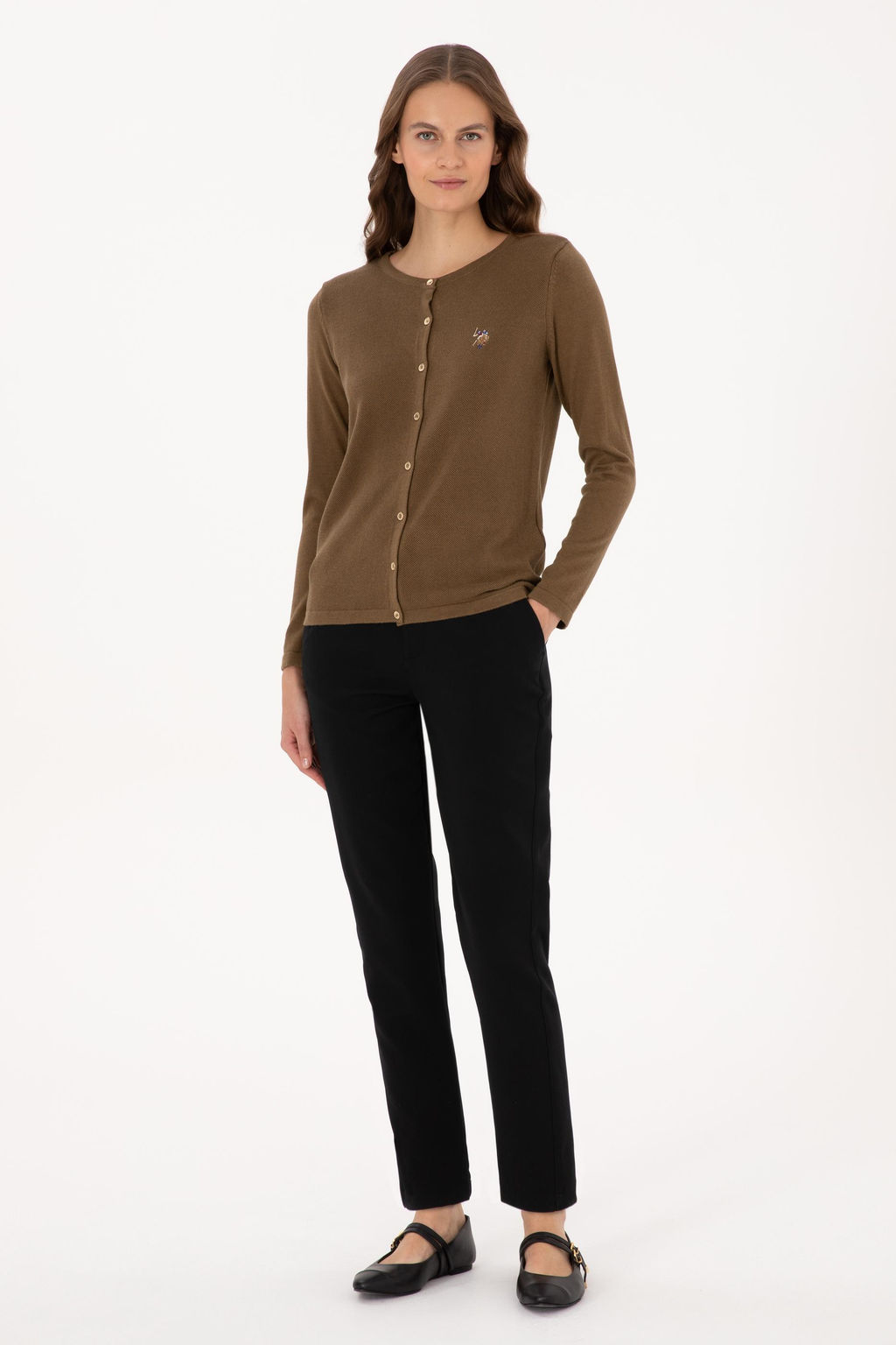 Kad_n Siyah Kanvas Pantolon