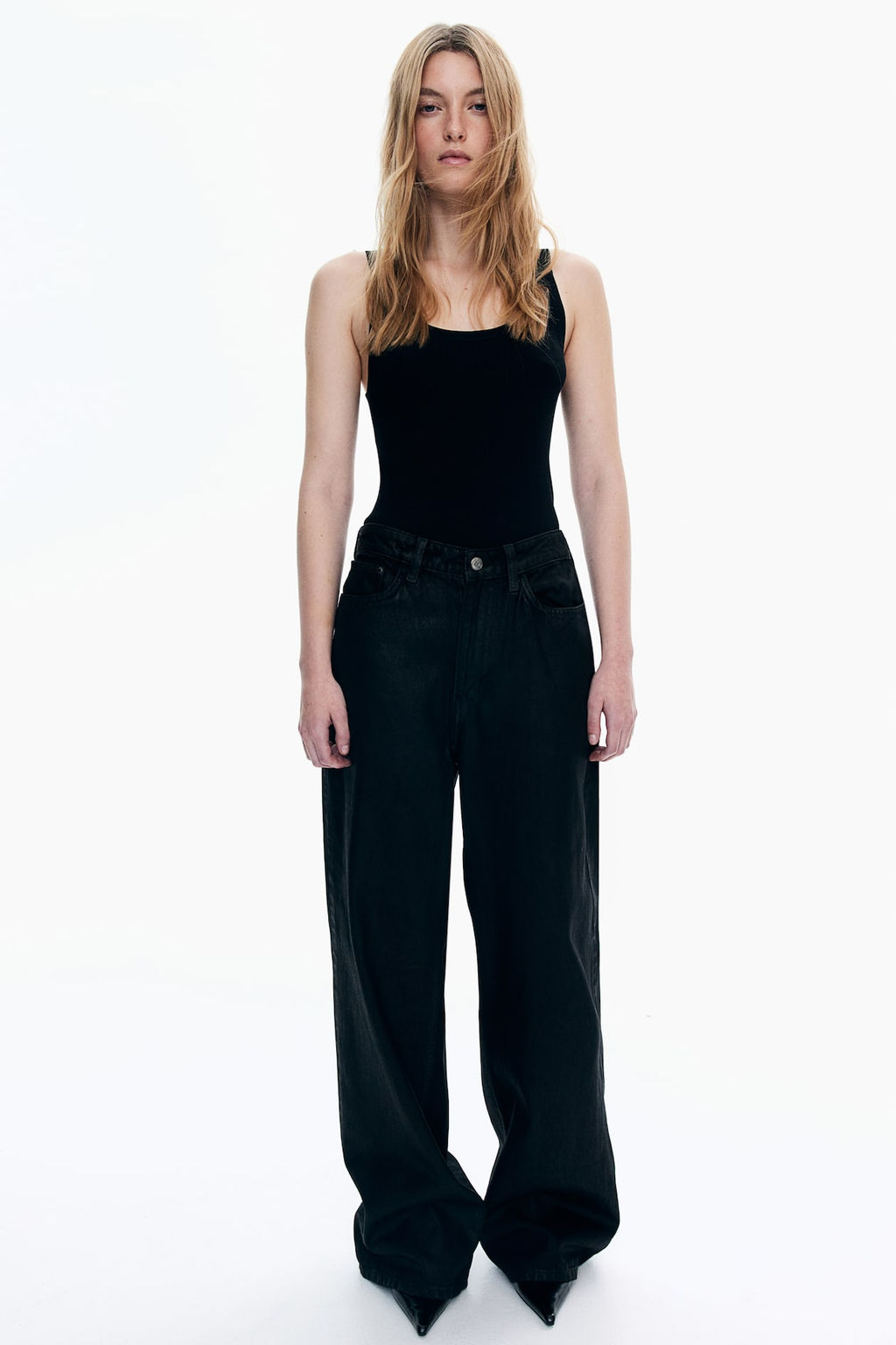 Wide Ultra High Jeans - H&m фото 2