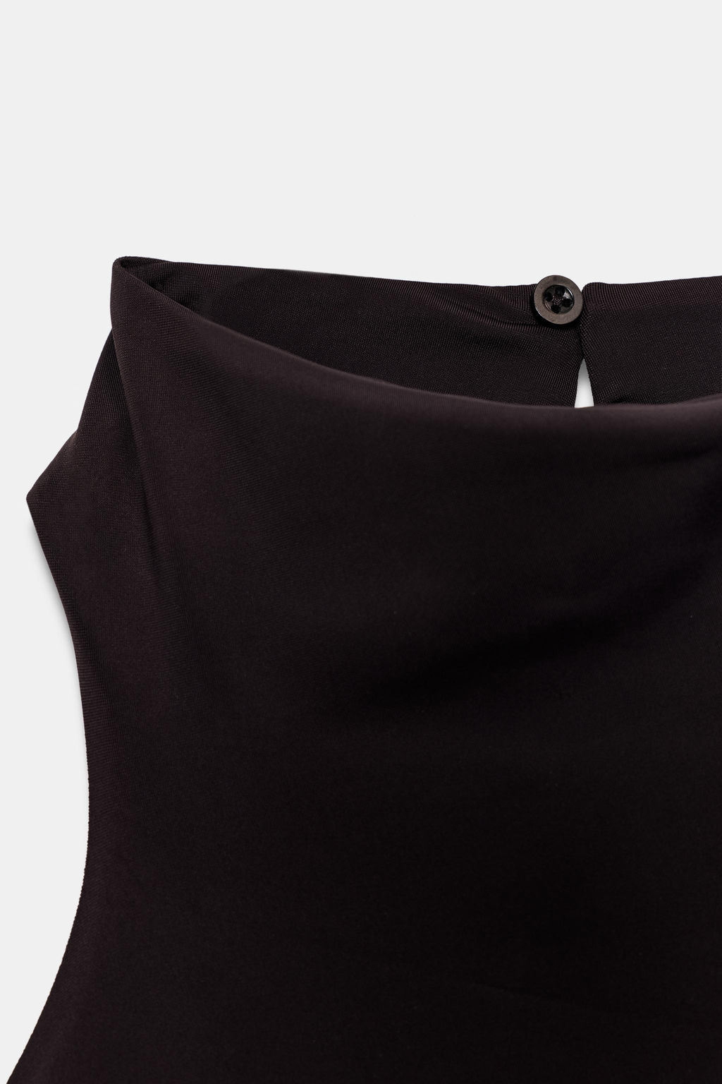 VESTIDO HALTER ENCAJE / Marr?n - Zara фото 7