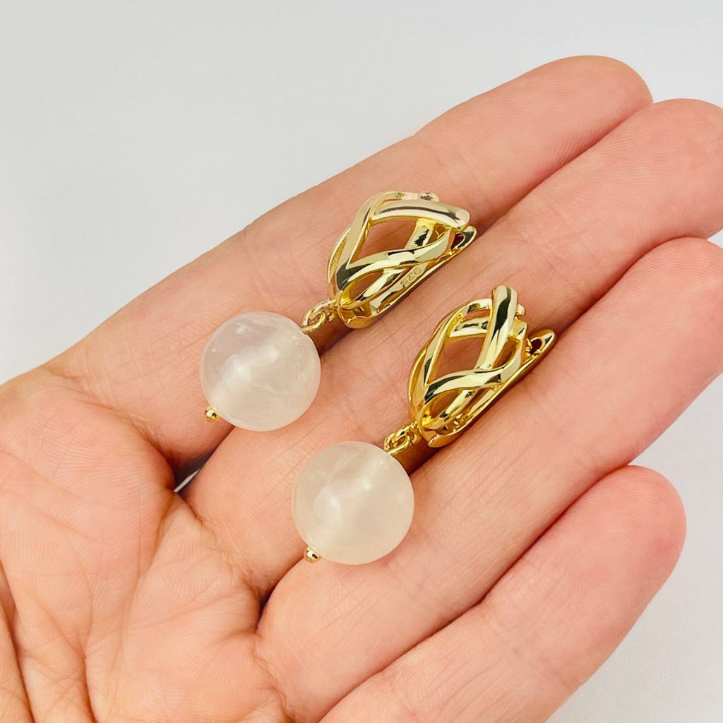 Серьги из Селенита