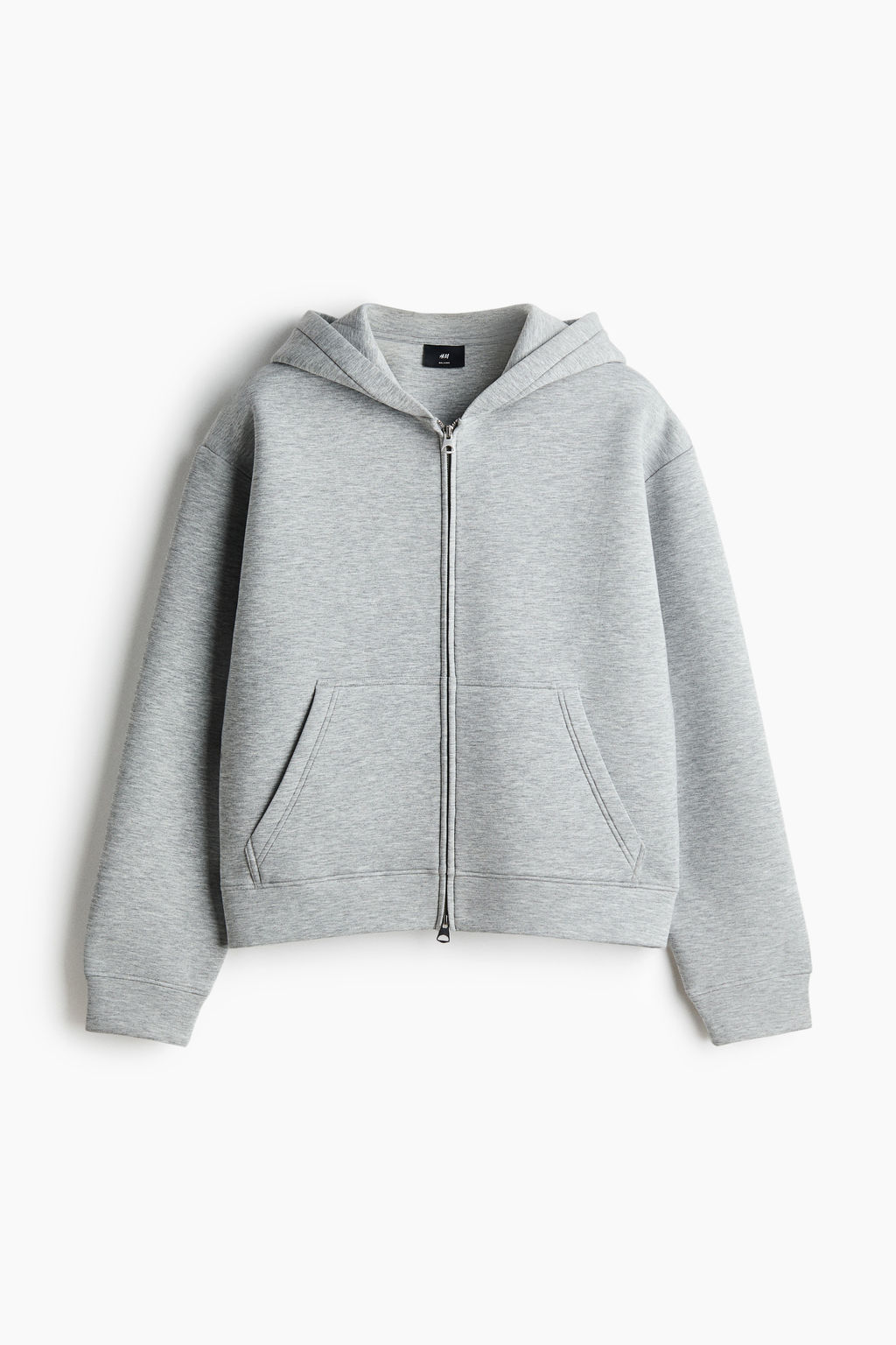 Chaqueta sudadera efecto neopreno Loose Fit - H&m фото 12